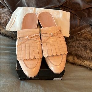 J.Crew leather mules